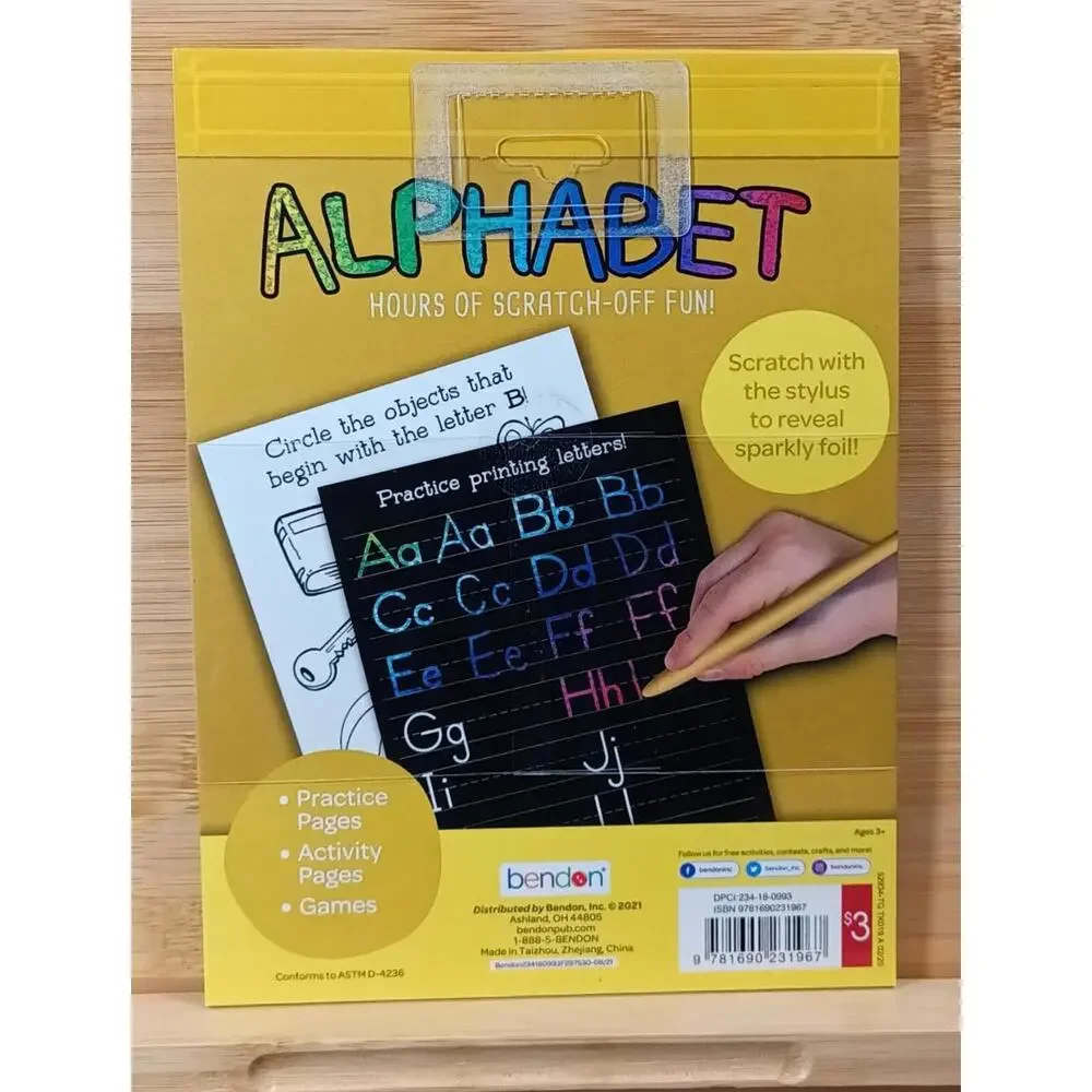 Scratch Fantastic! Alphabet Activity‎ Book with Stylus